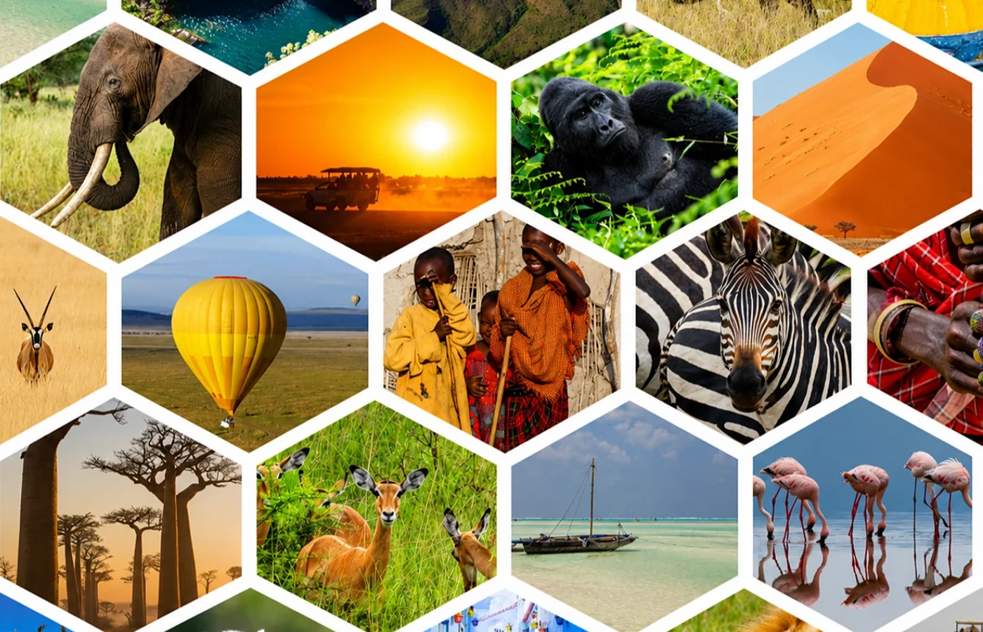composicion destinos de Africa