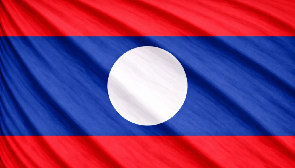 bandera de Laos