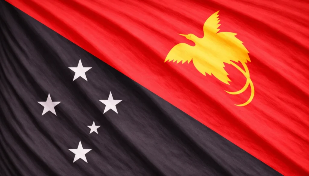 bandera de Papúa Nueva Guinea