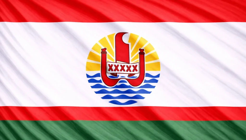 bandera de Polinesia Francesa