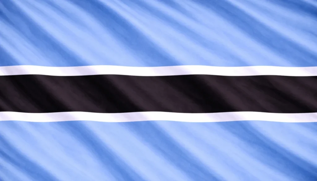 bandera de Botsuana