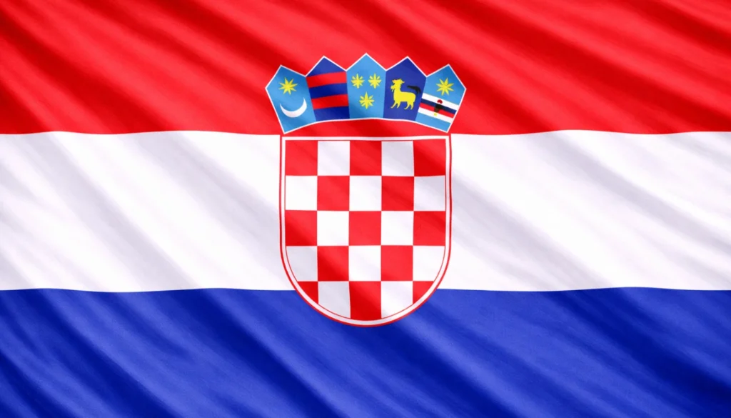 bandera de Croacia