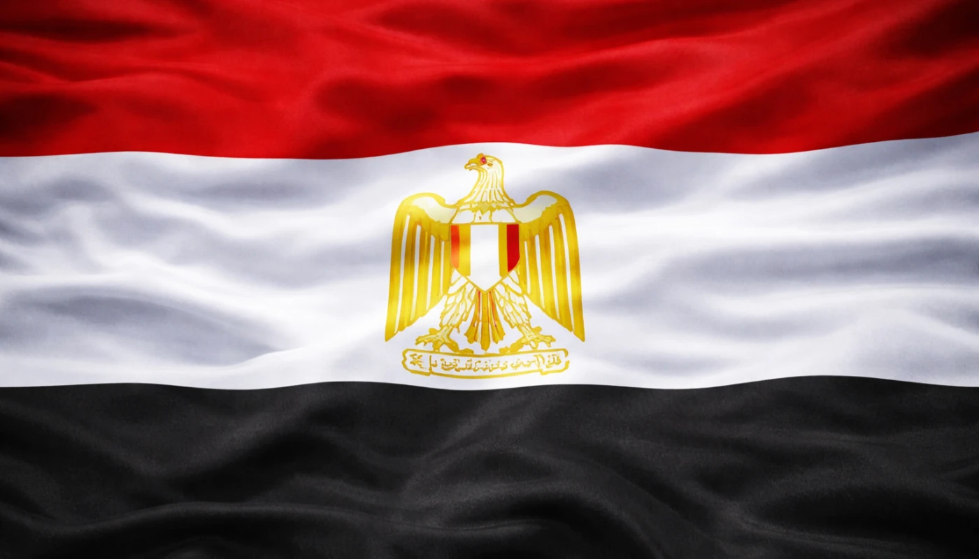 bandera de Egipto