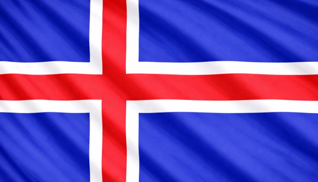 bandera de Islandia