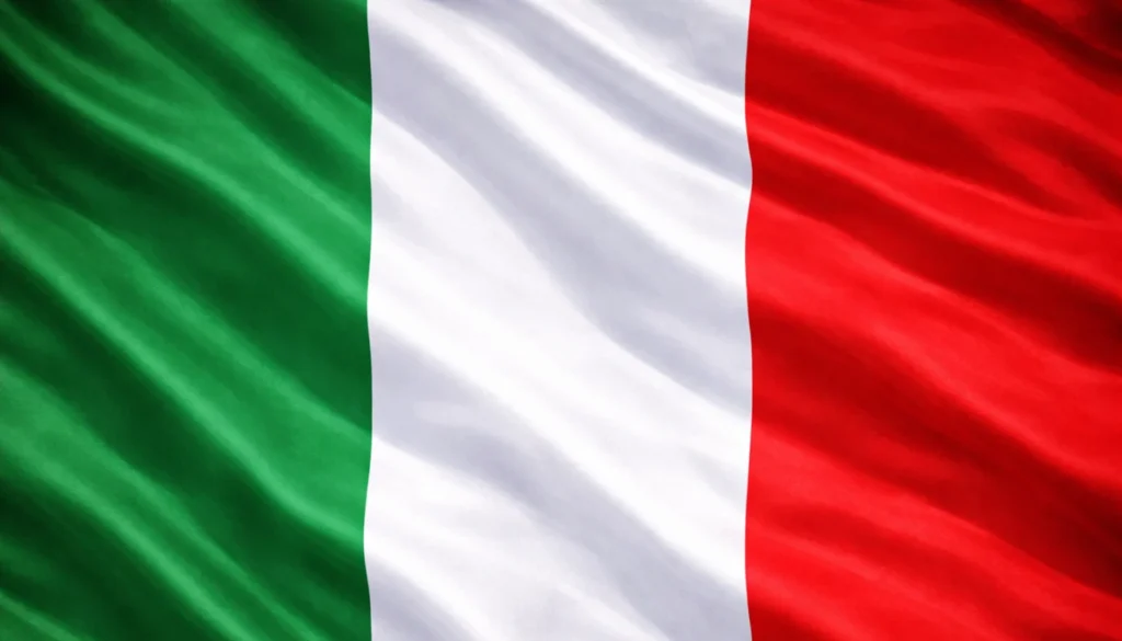 bandera de Italia