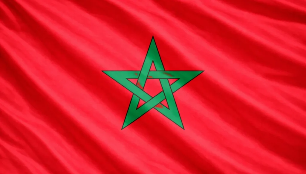 bandera de Marruecos