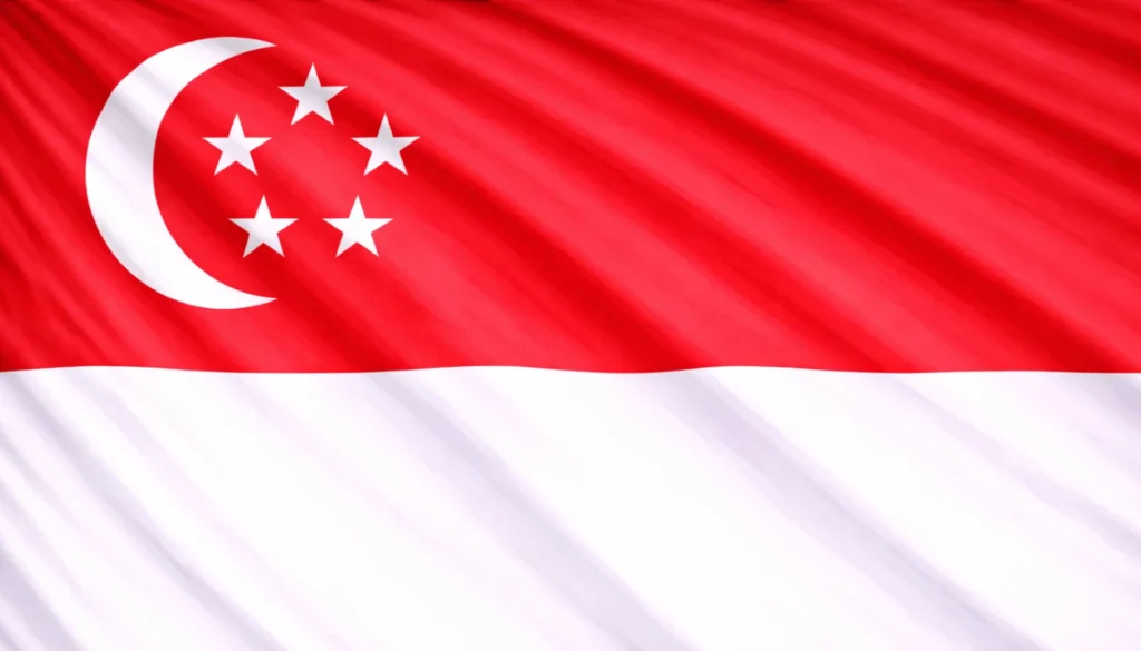 bandera de Singapur