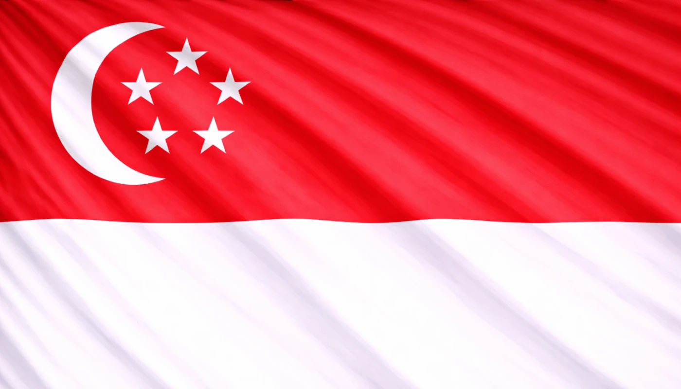 bandera de Singapur